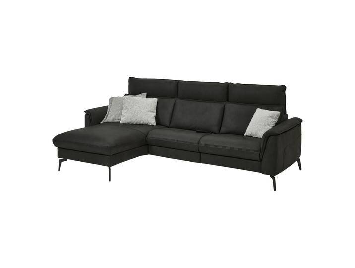 Hukla HU-RL24088 Ecksofa in schwarzem Echtleder mit Kopfteilverstellung und optionaler motorischer WallAway-Funktion sowie Relaxfunktion im Canape Hukla HU-RL24088 Ecksofa in schwarzem Echtleder mit Kopfteilverstellung und optionaler motorischer WallAway-Funktion sowie Relaxfunktion im Canape von Hukla