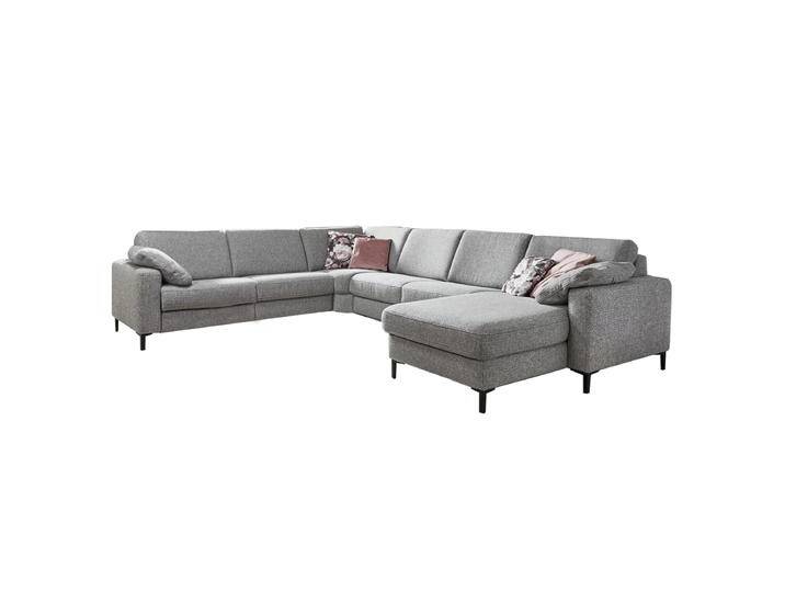 Hukla HU-SC17009 Sofaconcept Wohnlandschaft in Stoff und Echtleder grau Sitzhärte sowie verschiedene Fußvarianten und klappbare Armteile wählbar Hukla HU-SC17009 Sofaconcept Wohnlandschaft in Stoff und Echtleder grau Sitzhärte sowie verschiedene Fußvarianten und klappbare Armteile wählbar von Hukla