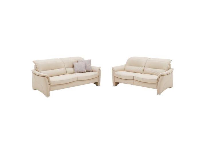 Hukla HU-SF19179 2-teiliges Sofa-Set mit Kopfpolsterverstellung in Echtleder beige inklusive motorischer Relaxfunktion mit wählbarer Sitzhärte Hukla HU-SF19179 2-teiliges Sofa-Set mit Kopfpolsterverstellung in Echtleder beige inklusive motorischer Relaxfunktion mit wählbarer Sitzhärte von Hukla