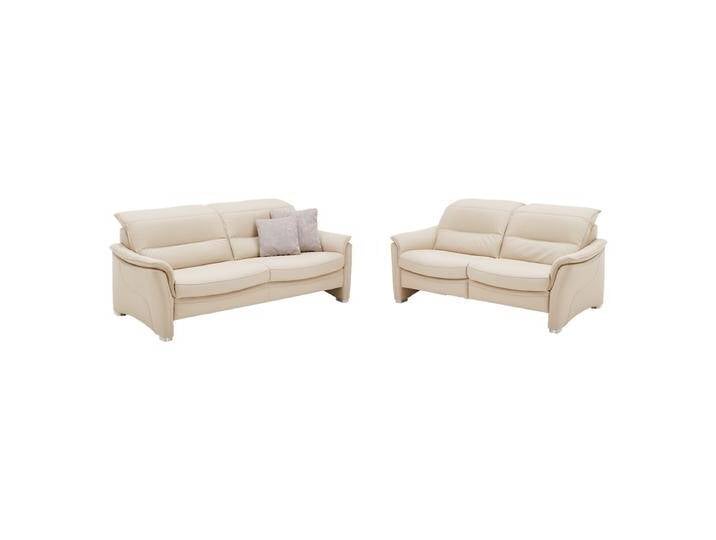 Hukla HU-SF19179 2-teiliges Sofa-Set mit Kopfpolsterverstellung in Echtleder beige inklusive motorischer Relaxfunktion mit wählbarer Sitzhärte Hukla HU-SF19179 2-teiliges Sofa-Set mit Kopfpolsterverstellung in Echtleder beige inklusive motorischer Relaxfunktion mit wählbarer Sitzhärte von Hukla