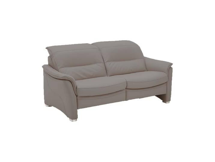 Hukla HU-SF19179 Einzelsofa 2,5-Sitzer mit Kopfpolsterverstellung in Stoff grau zahlreiche Farben motorische WallAway-Funktion und Sitzhärte wählbar von Hukla