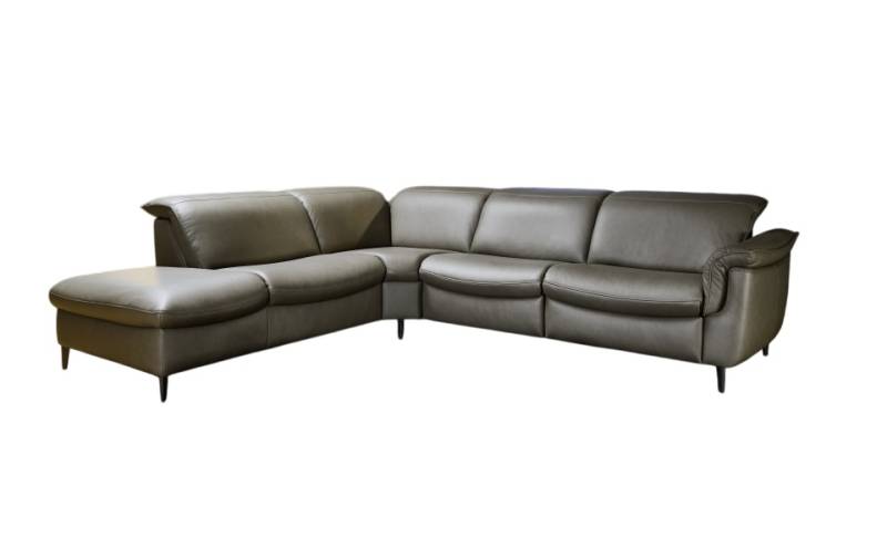 Hukla Rundecke HU-SF24079 ca. 288x254cm in Leder Vivre greystone von Hukla