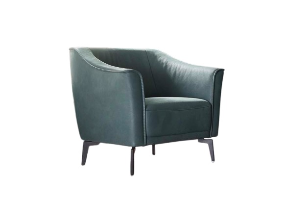 Hukla Sessel HU-CP23177 in Leder Aurelia opal von Hukla