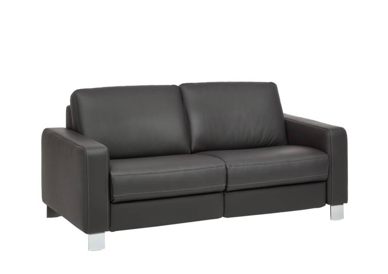 Hukla Sofa 2,5-sitzig VS-HU1064 Breite ca. 188cm in Leder Torro anthrazit von Hukla