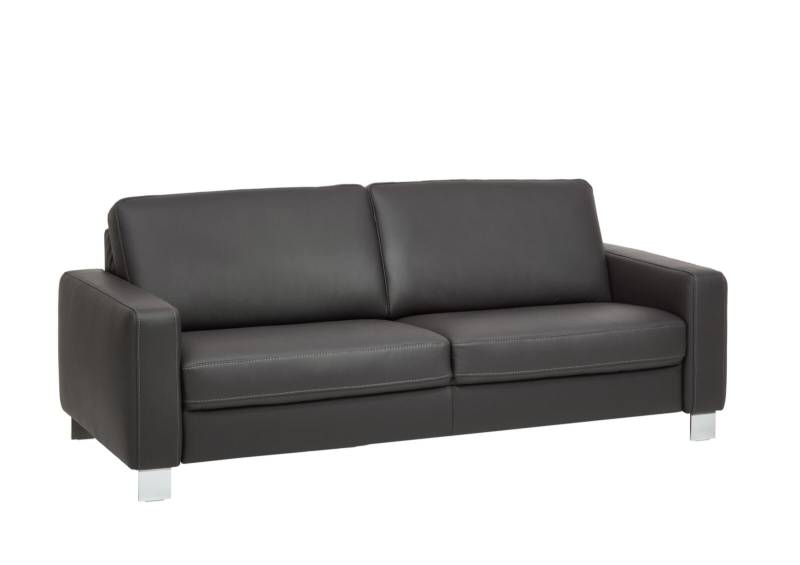 Hukla Sofa 3-sitzig VS-HU1064 Breite ca. 218cm in Leder Torro anthrazit von Hukla