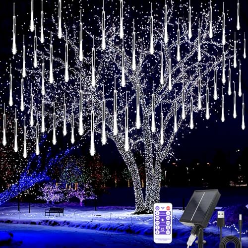 Hulaiyaa Fallende Regen Tropfen Solar Leuchten Dekorative Licht Schläuche 30 CM 10 Röhren, Solar Meteor Schauer Regen Lichter mit Fernbedienung, Weihnachts Beleuchtung für Halloween Garten Hochzeit Hulaiyaa Fallende Regen Tropfen Solar Leuchten Dekorative Licht Schläuche 30 CM 10 Röhren, Solar Meteor Schauer Regen Lichter mit Fernbedienung, Weihnachts Beleuchtung für Halloween Garten Hochzeit von Hulaiyaa
