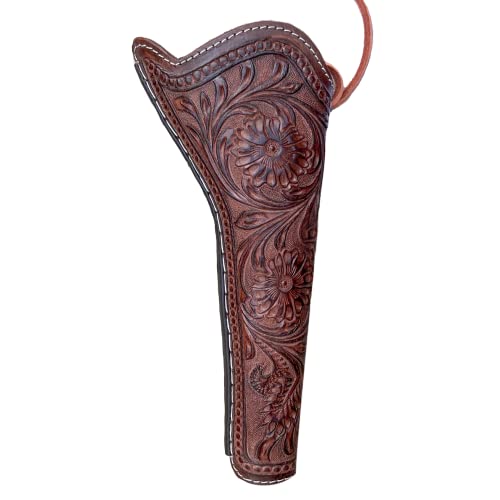 Hulara Leder Western Gun Holster Fits Colt Uberti Pietta Traditionen Schwarzpulver Modell 1851 1861 Navy 1860 Armee Ruger Old Army Cowboy Holster für Revolver 7 bis 8 Zoll von Hulara