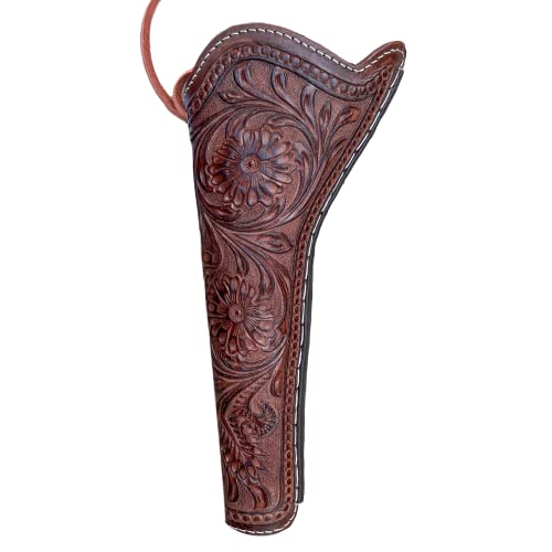 Hulara Leder Western Gun Holster Fits Colt Uberti Pietta Traditionen Schwarzpulver Modell 1851 1861 Navy 1860 Armee Ruger Old Army Cowboy Holster für Revolver 7 bis 8 Zoll von Hulara