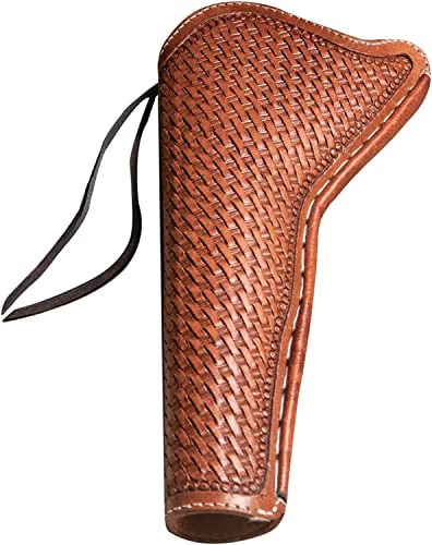 Hulara Leder Western Gun Holster Fits Colt Uberti Pietta Traditionen Schwarzpulver Modell 1851 1861 Navy 1860 Armee Ruger Old Army Cowboy Holster für Revolver 7 bis 8 Zoll von Hulara