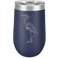 Blau-Reiher Edelstahl Thermobecher von HullSpeedDesigns