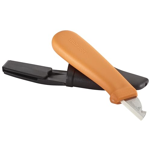 Hultafors Elektrikermesser I Messer zum Abisolieren von Kabeln I Für Links- & Rechtshänder I Japanischer Kohlenstoffstahl I 58-60 HCR I 380030 von Hultafors