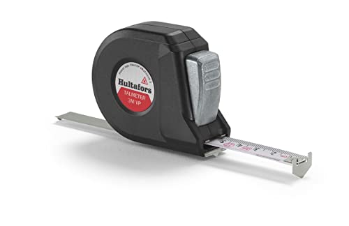 Talmeter Bandmaß VP 3 Meter für heiße Oberflächen & Belüftungsrohre I Hultafors I Genauigkeitsklasse II I Made in EU I 7-in-1 Massband mit einzigartiger Mess- und Anreißfunktion I 359403 von Hultafors