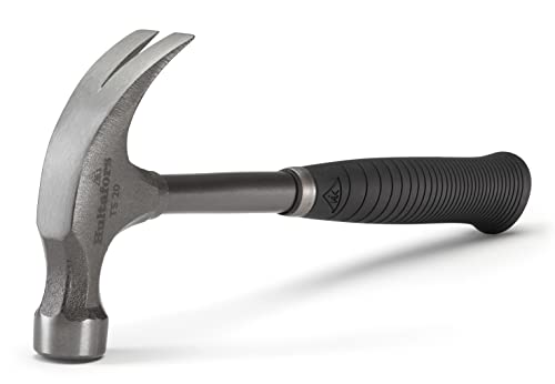 Hultafors Zimmermannshammer (Ergonomisch geformter Hammer, kräftige Klaue die keine Spuren hinterlässt) 483257 von Hultafors