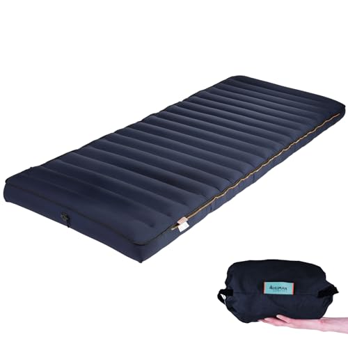 Human Comfort Luft Bett Chatou Isomatte Kasten Matratze Gäste 100% Baumwolle blau von Human Comfort