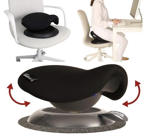 Humantool Tragbarer Sattelhocker – macht jeden Stuhl zu einem Swinging-Sattelstuhl, perfekt für ergonomische Bürostuhl, ein tolles Geschenk für Kollegen und Freunde, bequemer von Human Tool