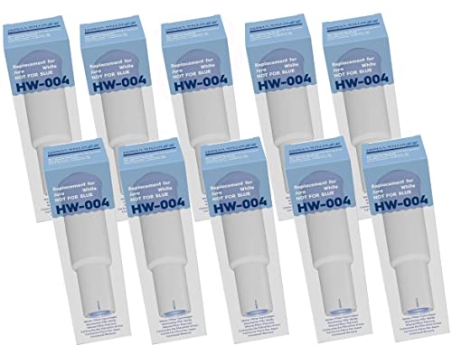 10 x Wasserfilter HW-004 kompatibel mit Kaffeevollautomat Jura white 68739 60209 62911 AQK-04 von Human-Wellness