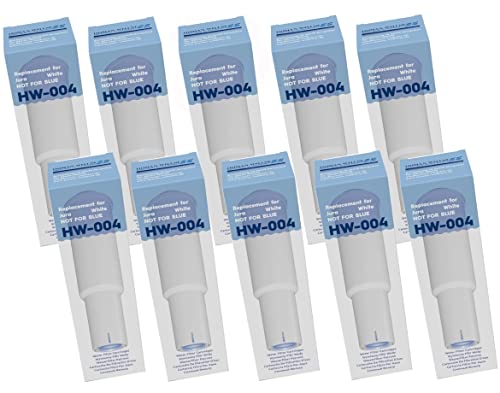 10 x Wasserfilter HW-004 kompatibel mit Kaffeevollautomat Jura white 68739 60209 62911 AQK-04 von Human-Wellness