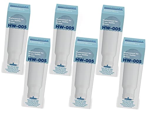 Human-Wellness Wasserfilter HW-005 Filterpatrone kompatibel mit Nivona NIRF 700 Cafe Romatica wie AQK-05 (6) von Human-Wellness