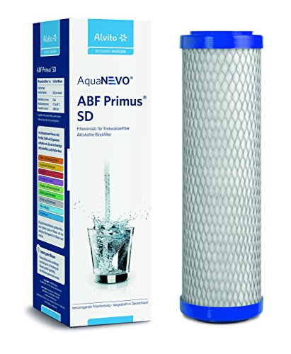 Wasserfilter Alvito Primus SD blau + Human-Wellness Entkalkertabs von Human-Wellness