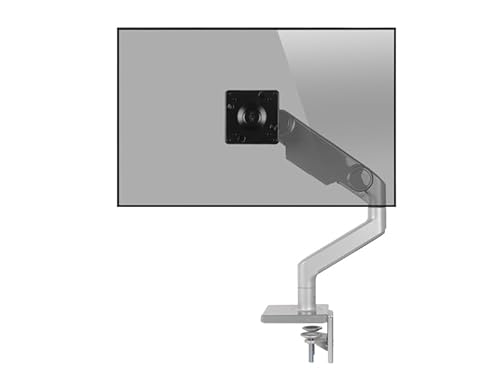 Humanscale M8.1 Monitor Tischhalterung Klemme, schräg, Silber von Humanscale