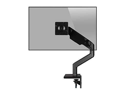 Humanscale M8.1 Monitor Tischhalterung Klemme, schräg, schwarz von Humanscale