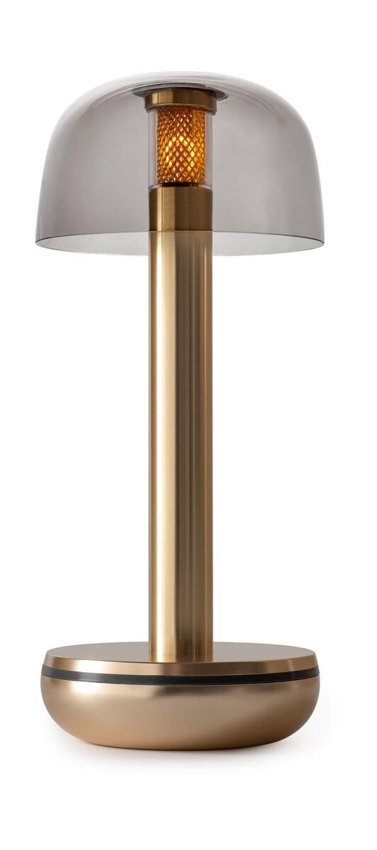 Tischleuchte 21 cm 1,3 W Humble Two Gold Smoked von Humble Lights