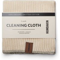 Humdakin - Cleaning Spültuch, 28 x 28 cm, shell and oak (2er-Set) von Humdakin