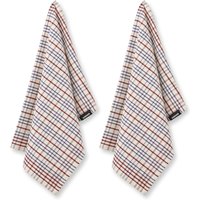 Humdakin - Geschirrtuch Organic Cotton, 45 x 70 cm, checkered race (2er-Set) von Humdakin