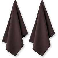 Humdakin - Geschirrtuch aus Biobaumwolle, 45 x 70 cm, coco (2er-Set) von Humdakin