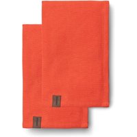 Humdakin - Geschirrtuch aus Biobaumwolle, 45 x 70 cm, red grape (2er-Set) von Humdakin