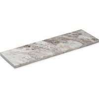 Humdakin - Marmor Servierbrett rechteckig, Kerteminde, 45 x 14 cm, braun von Humdakin
