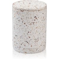 Humdakin - Terrazzo Aufbewahrung mit Deckel, Lucca, Ø 10 x 14 cm, rot / beige von Humdakin ApS