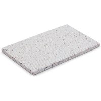 Humdakin - Terrazzo Schneidebrett, 25 x 15 cm, rot / beige von Humdakin ApS