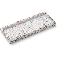 Humdakin - Terrazzo Tablett, 10 x 25 cm, rainbow von Humdakin ApS