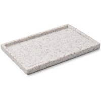 Humdakin - Terrazzo Tablett 20 x 30 cm, natur von Humdakin ApS