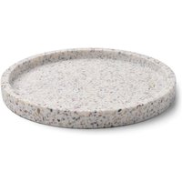 Humdakin - Terrazzo Tablett Ø 20 cm, natur von Humdakin ApS