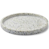 Humdakin - Terrazzo Tablett Ø 20 cm, grün von Humdakin ApS