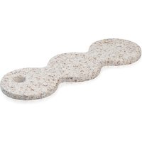 Humdakin - Torino Terrazzo Tablett, 41 x 14 cm, rot / beige von Humdakin ApS