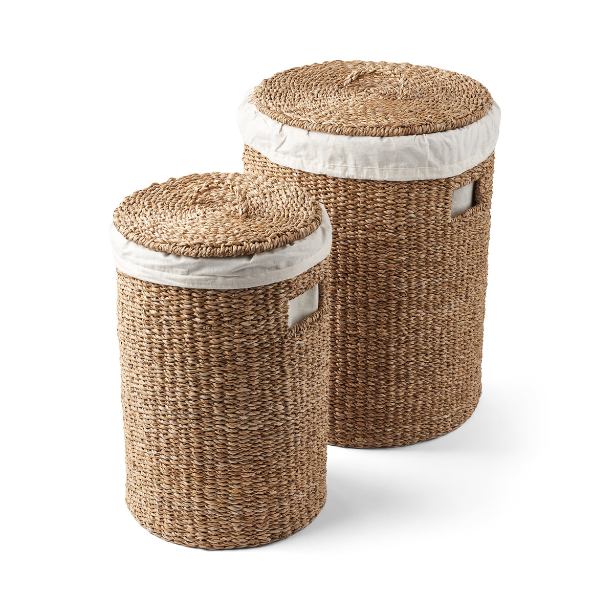 Humdakin Laundry Hamper Wäschekorb Seegras 2er Set Wäschebox Box Haushaltskorb B-Ware Humdakin Laundry Hamper Wäschekorb Seegras 2er Set Wäschebox Box Haushaltskorb B-Ware von Humdakin