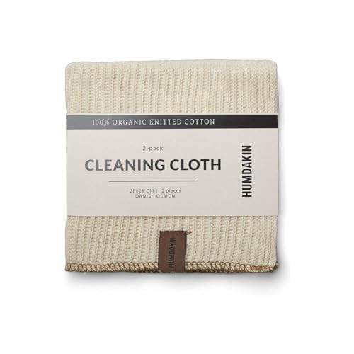 Humdakin [W] Cleaning Cloth - 2 Pack Shell & Sunset, 28 x 28 cm von Humdakin