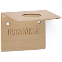 Humdakin - Wandhalterung für Seifen, single, Messing von Humdakin