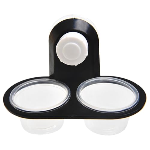 Humdcdy Futter- und Wasserschale für Reptilien, Gecko, Futterschale mit 4 Bechern, Spender für Frosch, Chamäleons, Einsiedlerkrebse, Vogelspinne, Schlange, Schildkröte von Humdcdy