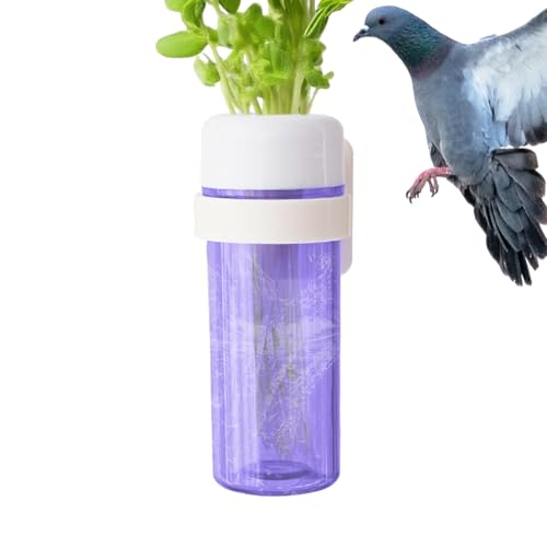 Humdcdy Futterspender für Papageiengemüse, Futterspender mit Wasserspeicher-Design für Papageien, hält das Grün erfrischt, Futterzubehör für Aras, Nymphensittiche, Spatzen, Finken, Sittiche von Humdcdy