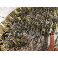 Baum Des Lebens Metallwandkunst Mit Einem Durchmesser Von 90 cm Und Zeitlosen Farben - Humdinger Designs von HumdingerDesigns0com