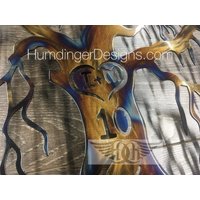 Baum Des Lebens - Weidenbaum Wanddekoration Individuell Personalisiert Schnitzen Sie Ihre Initialen von HumdingerDesigns0com