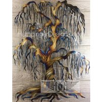 Baum Des Lebens Weidenbaum Wanddekoration von HumdingerDesigns0com