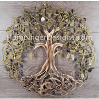 Einzigartiges Hochzeitsgeschenk Baum Des Lebens Infinity-Baum-Wand-Dekor-Wand-Kunst von HumdingerDesigns0com