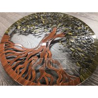 Großer Metall Wand Kunst Baum Des Lebens von HumdingerDesigns0com
