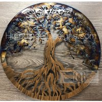 Großer Metall Wand Kunst Baum Des Lebens von HumdingerDesigns0com