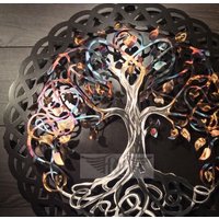 Infinity Baum Des Lebens | 2 Stück Aus Edelstahl von HumdingerDesigns0com